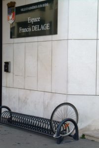 Roue seule avec un antivol