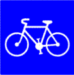 Panneau de piste cyclable pas obligatoire