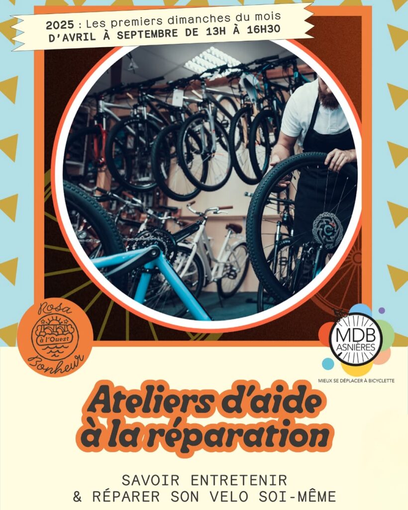 Affiche annonçant l'atelier d'aide à la réparation.