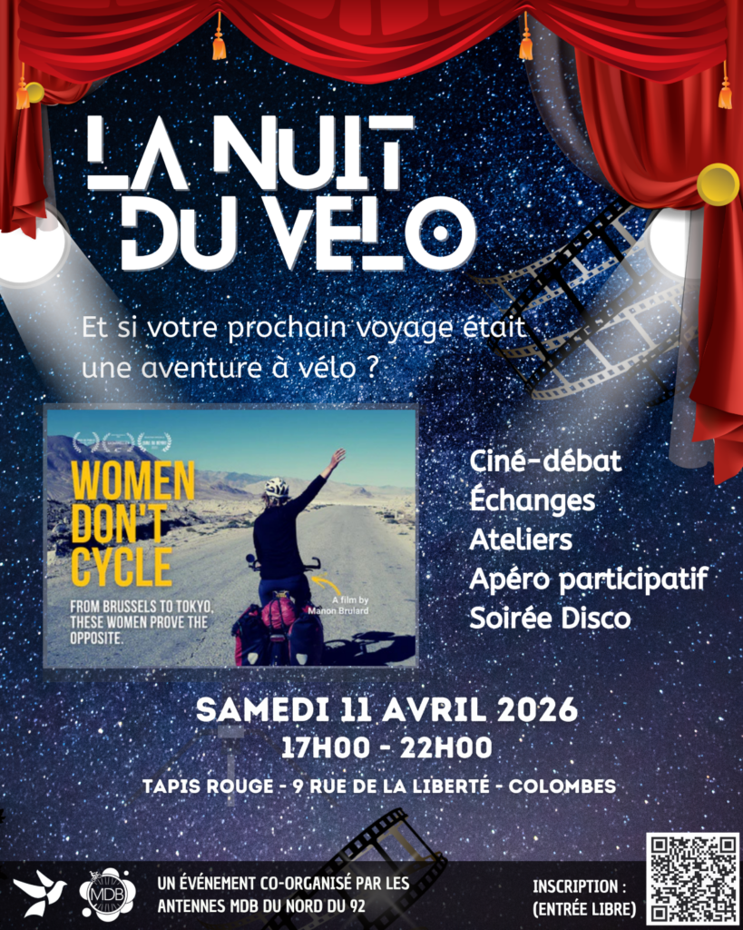 Nuit du Vélo 2026 : Ciné-débat, Échanges, Ateliers, Apéro participatif, Soirée Disco