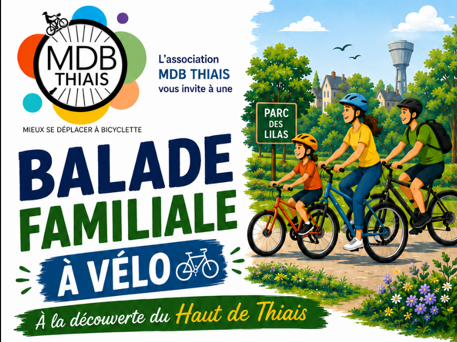 Balade familiale à vélo à Thiais