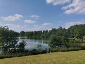 Benoit Soubeyran, 2025-05-18 Parc Maubuée by Benoit Soubeyran 03, CC BY-SA 4.0 Photographie de l'étang de Maubuée